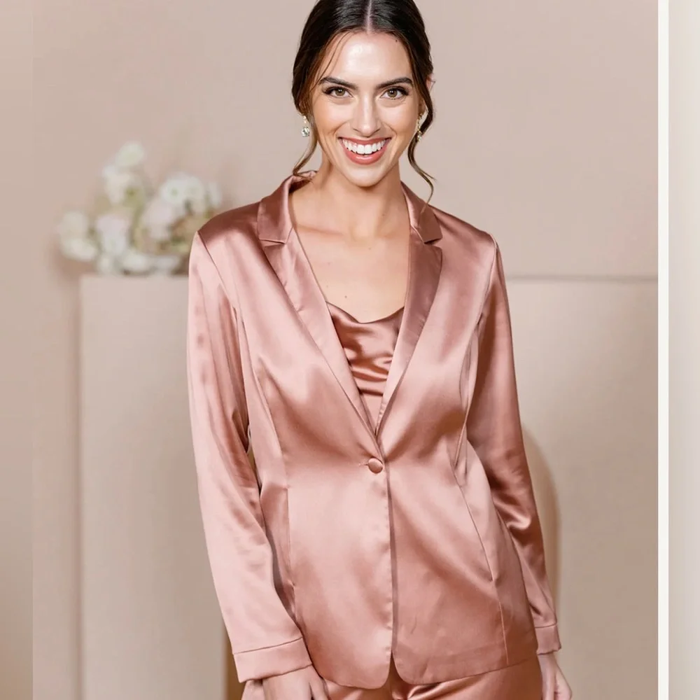 NWT Satin Jacket - Picture 2 of 3